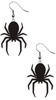 KOLCZYKI Czarne PAJĄKI Tarantule Czarna Wdowa 2szt