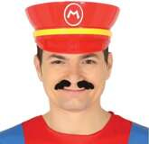 Czapka Plastikowa Mario, 1 szt.