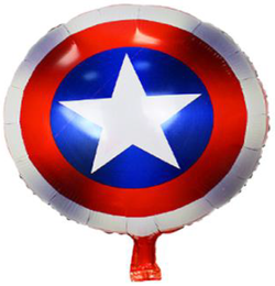 Balon foliowy Kapitan Ameryka, 18cali, 1szt.
