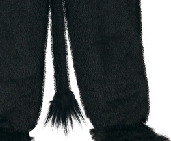 Kostium Strój Czarny DIABEŁ Krampus Demon, M