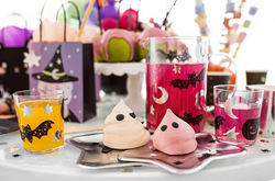Naklejki na Ścianę HALLOWEEN Duch Dynia 56szt.