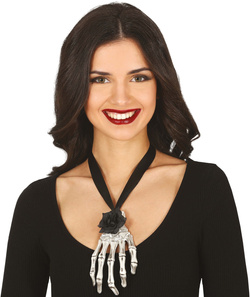 NASZYJNIK na Szyję Ręka DŁOŃ Kosciotrupa KOŚCI