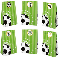 Torebki Papierowe na Cukierki PIŁKA NOŻNA 6szt.