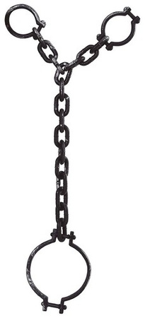 KAJDANY Łańcuch na Ręce Szyję Więzień 110cm