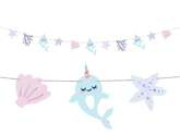 Girlanda Narwal, mix, 1m, 1 szt.