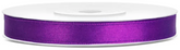 Tasiemka satynowa, purpurowa, 6mm/25m