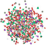 Konfetti Polimerowe Świąteczne Cukierki 1000 szt.