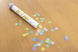 Tuba z Kolorowym Konfetti Strzelająca Ślub 40cm