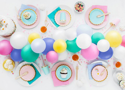 Balony 12 cali, pastel ciemna mięta 100 szt. 1 op.