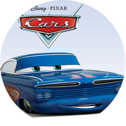Opłatek tortowy 14 cm, Cars 1 szt.