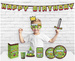 Girlanda papierowa Happy Birthday - Game On, 160cm