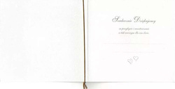 Podziękowanie dla gości, 1 szt.