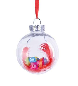 Bombka przezroczysta zrób to sam, 8 cm