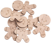Kształty Drewniane Zawieszki PIERNIKOWE LUDZIKI x6