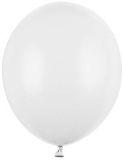 Balony St. 12cm (5") Pastel Białe, 1szt.