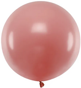 Balon okrągły 60 cm, Pastel Wild Rose