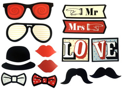 Karteczki "Miłosny" zestaw 13 szt., 1 kpl.