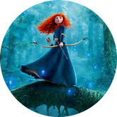 Opłatek tortowy 29 cm, Merida Waleczna 1 szt.