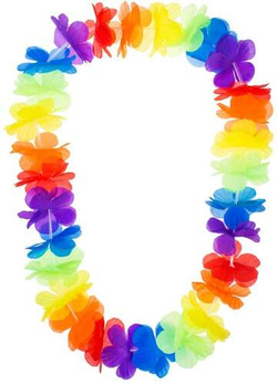 Naszyjnik Hawajski HAWAJE Kolorowy Kwiaty Aloha