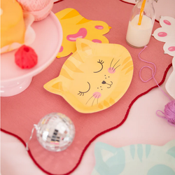 Talerzyki Papierowe KOTKI Koty 20,5x15cm 6szt.