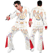 Kostium Strój Król Elvis Rock'n'Roll Lata 60 70, L