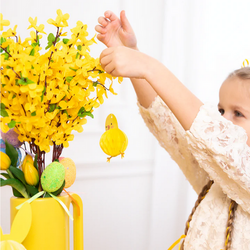 Kolorowe Papierowe Zawieszki WIELKANOCNE 4szt.