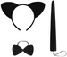 Zestaw Akcesoria do Przebrania Strój Czarny KOTEK