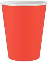 Kubeczki Papierowe Czerwone 250ml 6szt.