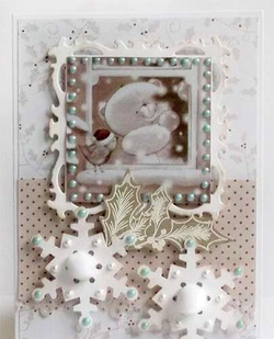 Pompony akrylowe białe i opalizujące mix, 85 szt.