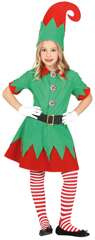 Strój Kostium Sukienka ELFICZKA Elf 5-6 lat