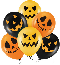 Balon Halloween 12cali 6szt.