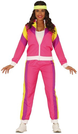 Kostium Strój Sportowiec Dres DISCO Lata 80 rozm L
