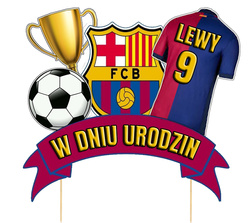 Topper FC Barcelona DUŻY W Dniu Urodzin 1szt.
