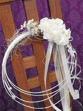 Rattanowy wianuszek do powieszenia, śr.18 cm, 2szt