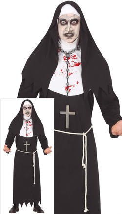 Strój Kostium Mnich Krwawy Zakonnik Halloween XL