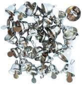 Dzwoneczki Metalowe Srebrne Zawieszki Mix 30szt.