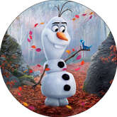 Opłatek tortowy 14 cm Frozen II 1 szt.
