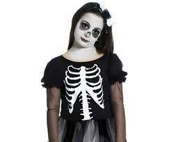 Kostium Strój Kościotrup Szkielet Kości 130/140 cm