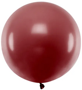 Balon okrągły 60 cm, Pastel Burgundy