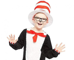 Kostium Strój Kot Kotek Artysta 110/120 cm