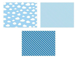 Podkładki papierowe  mix, 40x30 cm, 6 szt.