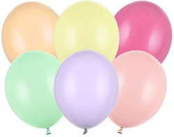 Balony Pastelowe Kolorowe Mix Urodziny 12cm 100szt