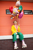 Balon foliowy Rolka, 74x51cm, mix