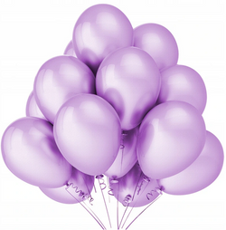 Balony metaliczne 12 cali, 100 szt., lawenda