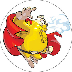 Opłatek tortowy 29 cm, Super Zings 1 szt.