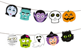 Baner Girlanda Halloween Monsters 150 cm