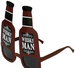 Okulary Imprezowe Butelki WHISKY Whiskey Fotobudka