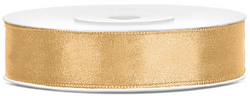 Tasiemka satynowa, jasny miodowy, 12mm/25m