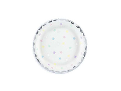 Talerzyki Jednorożec - Gwiazdki, 18 cm, 6 szt.