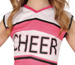 Kostium Strój Różowa CHEERLEADERKA 5-6 lat